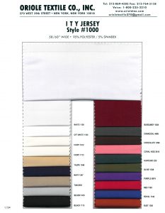 ITY Jersey / 280 GSM
